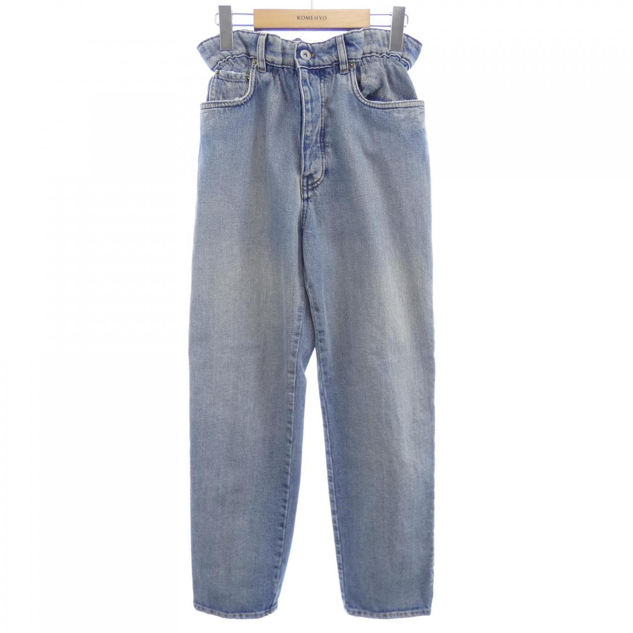 ミュウミュウ MIU MIU MIU MIU ロゴ GWP299 1SXP ジーンズ