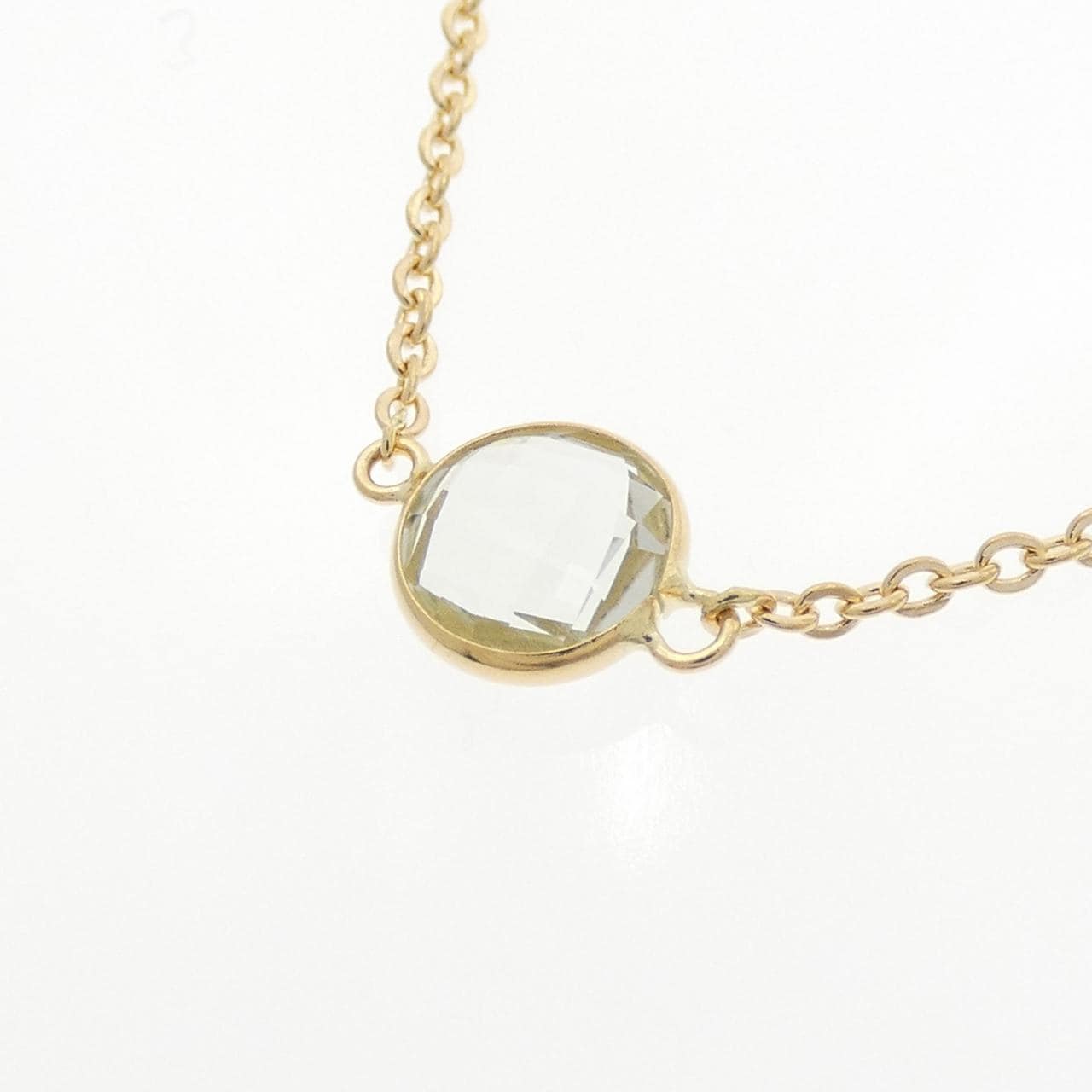 750YG ブルートパーズ ネックレス