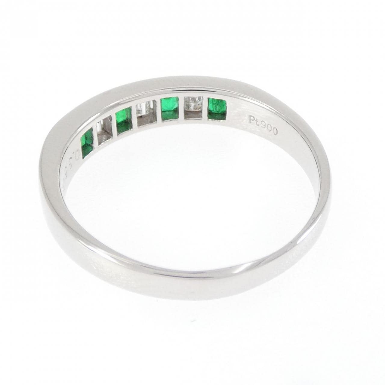 PT900 エメラルド リング 0.35CT