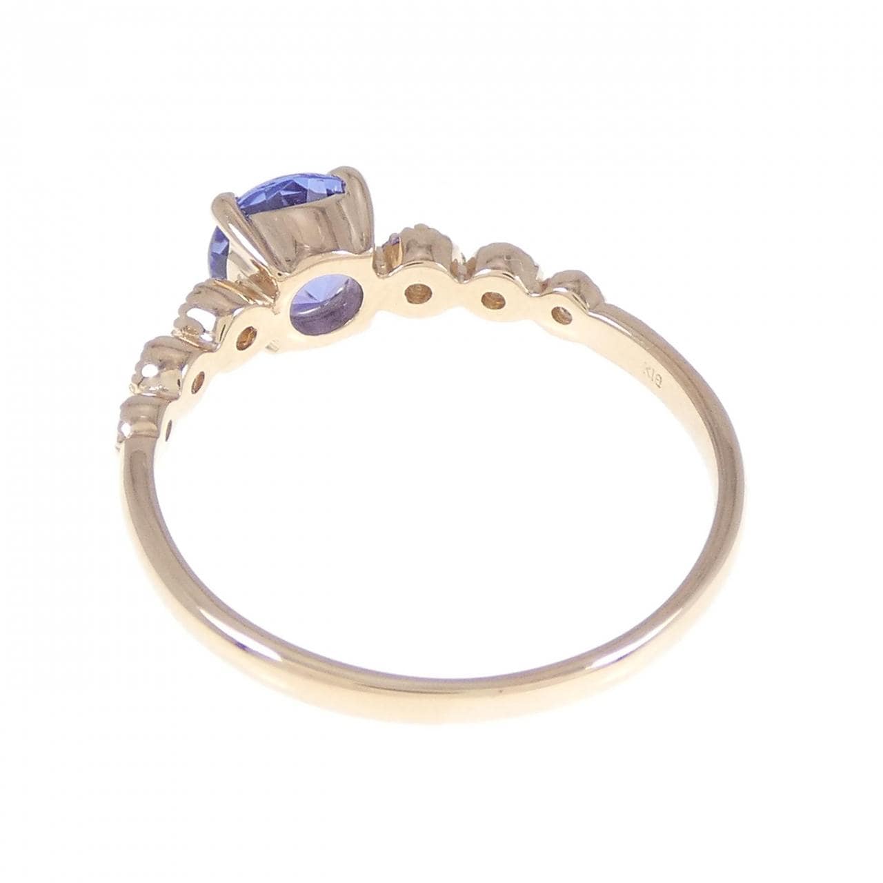 K18PG Tanzanite Ring 0.80CT