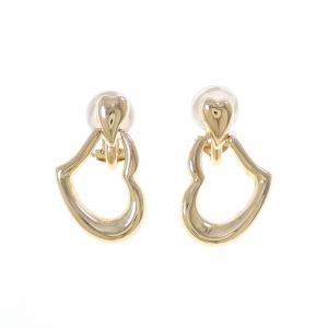 K18YG ハート ピアス