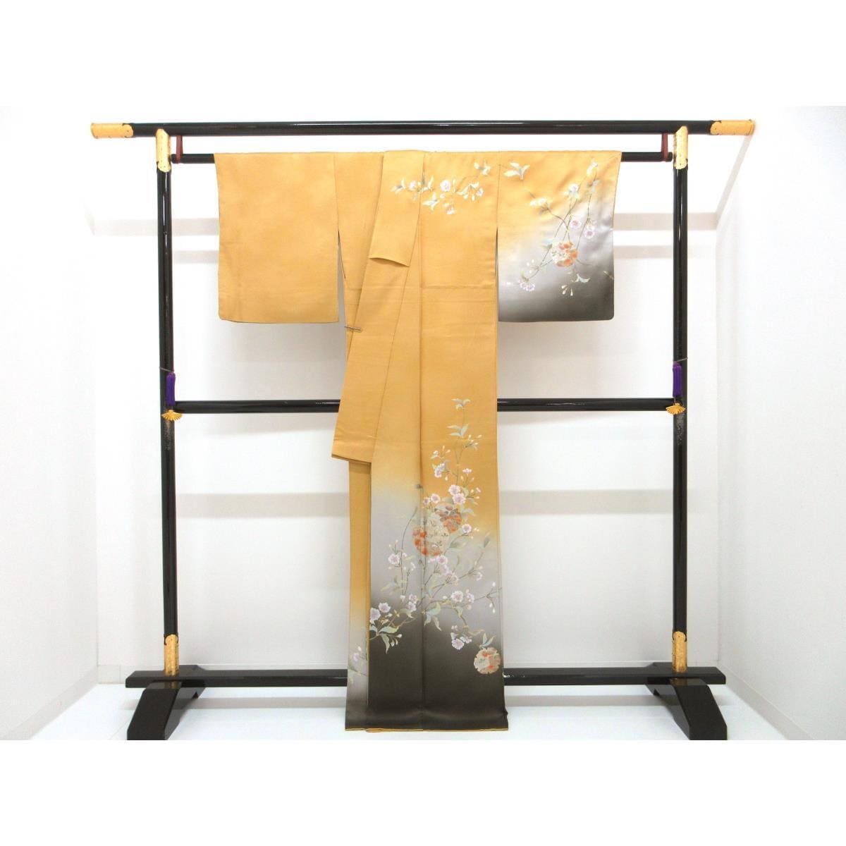 訪問着　金彩友禅　螺鈿入りボカシ染