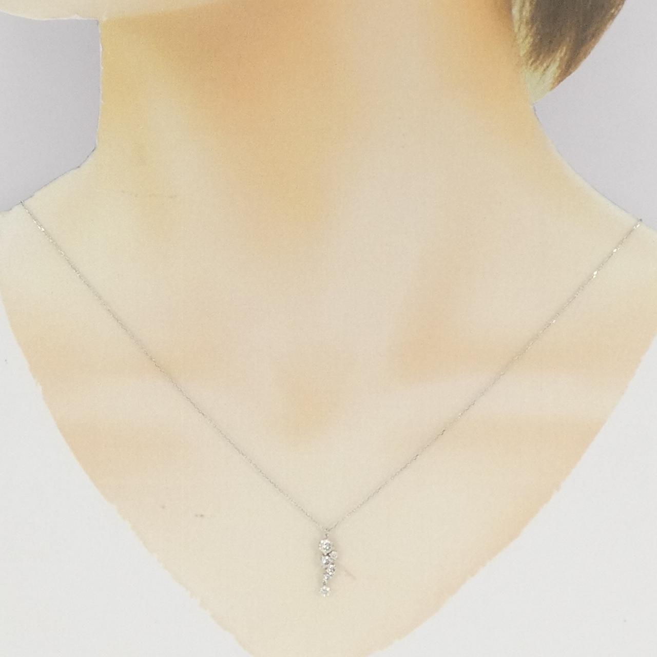 PT ダイヤモンド ネックレス 0.34CT