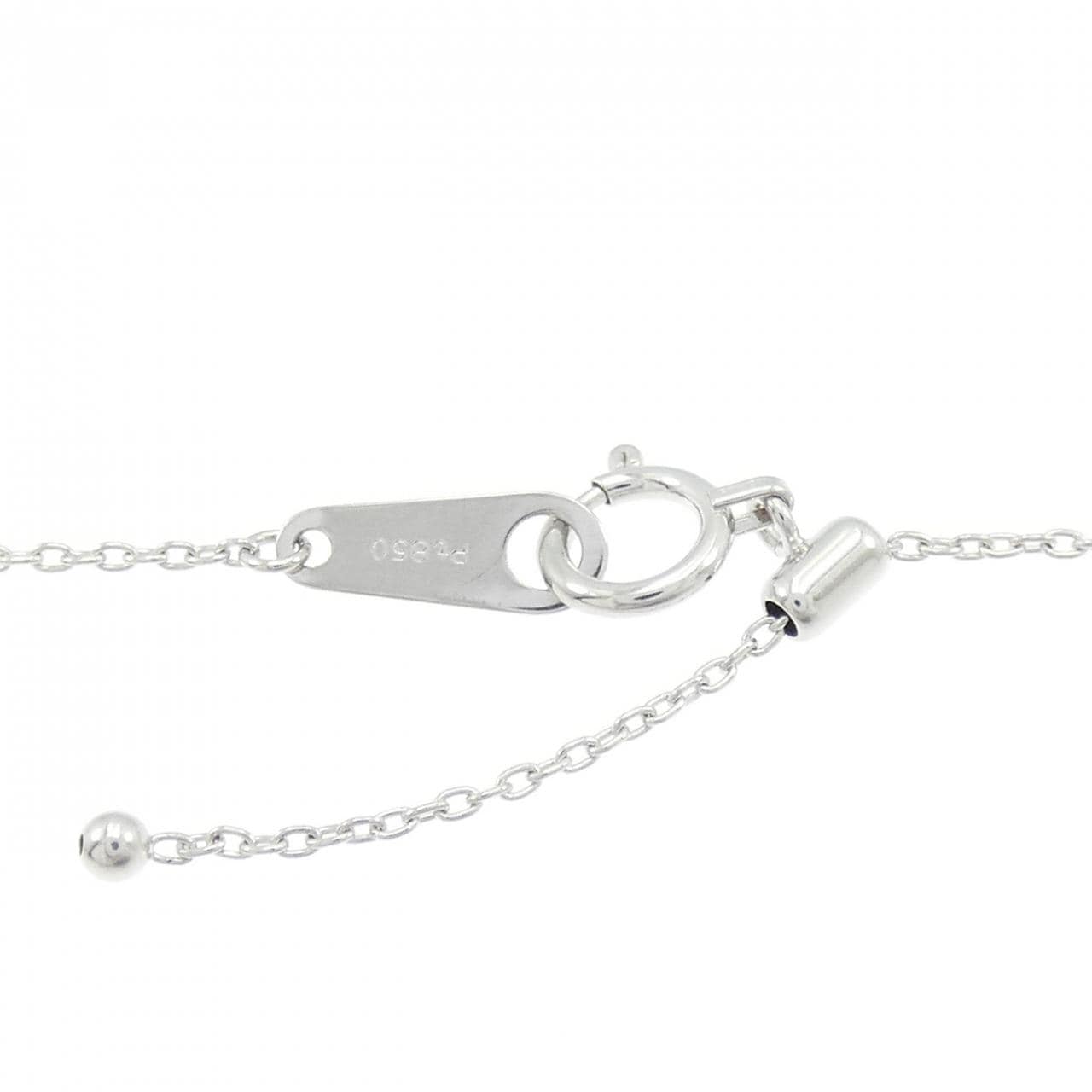 PT900/PT850 ダイヤモンド ネックレス 0.50CT D ハートシェイプ
