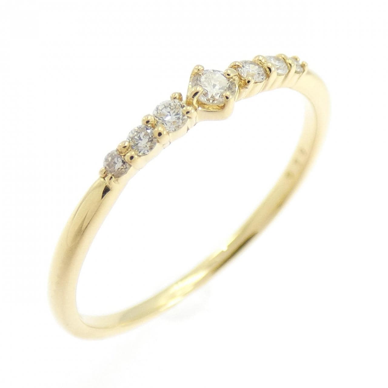 K18YG ダイヤモンド リング 0.10CT