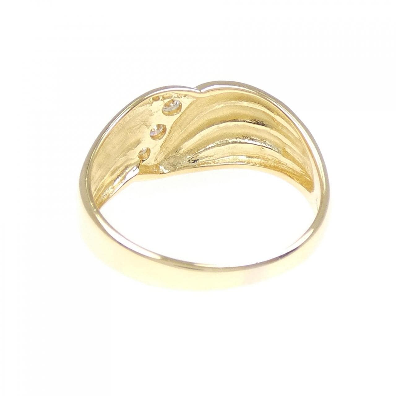 K18YG ダイヤモンド リング 0.15CT
