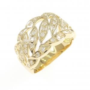 K18YG ダイヤモンド リング