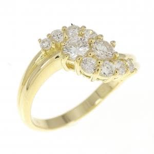 K18YG ダイヤモンド リング 0.62CT