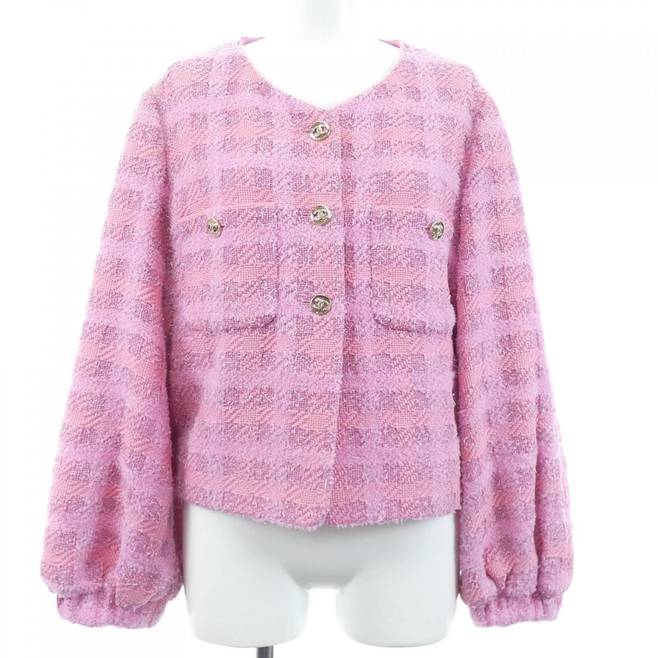 シャネル CHANEL LOOK7 P76714V68549 ノーカラージャケット