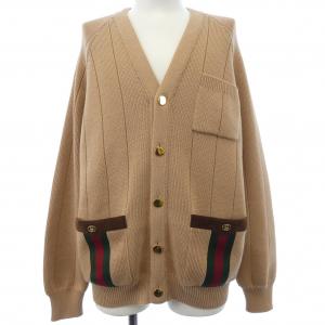 グッチ GUCCI ウェブ付きウールブレンドニットカーディガン 626349 XKBFJ カーディガン