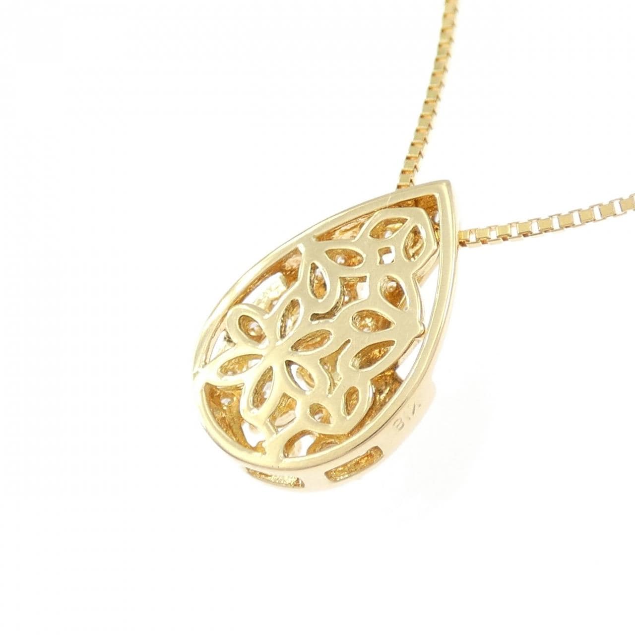 K18YG ダイヤモンド ネックレス 0.22CT