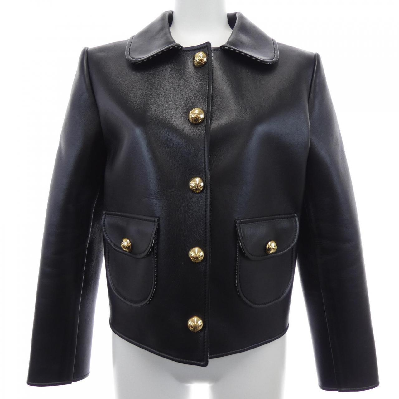 セリーヌ CELINE トリオンフ 2F562583C レザージャケット