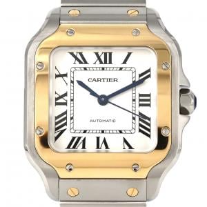 カルティエ サントス･ドゥ･カルティエMM コンビ W2SA0016 SSxYG 自動巻