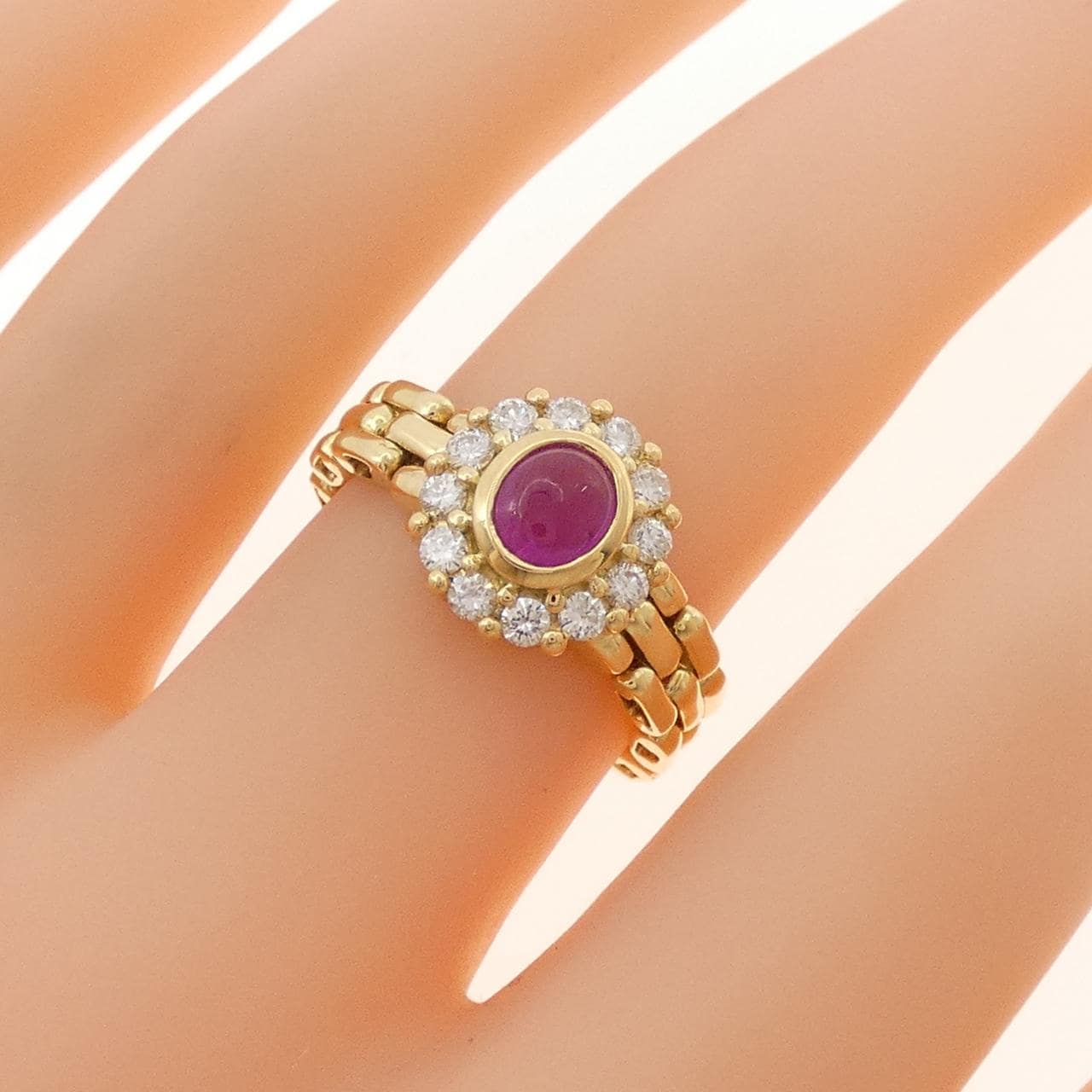 ポンテヴェキオ ルビー リング 0.72CT