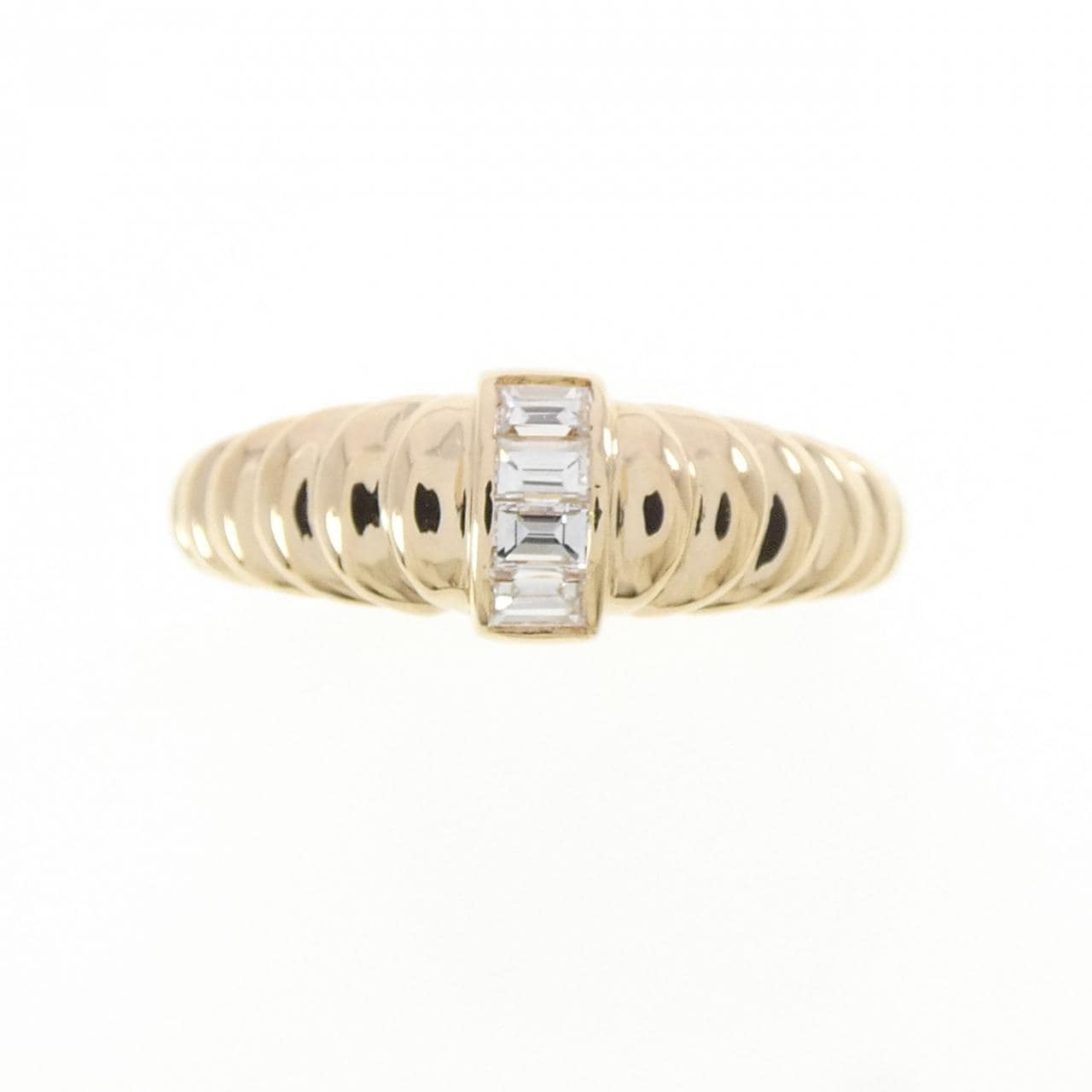 K18YG ダイヤモンド リング 0.17CT