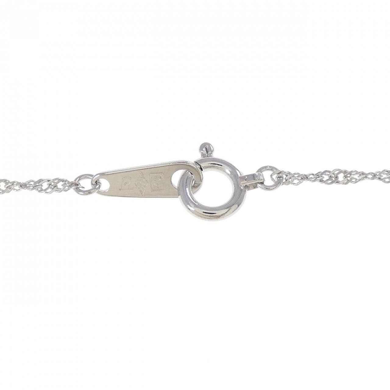 PT900/PT850 ルビー ネックレス 0.59CT