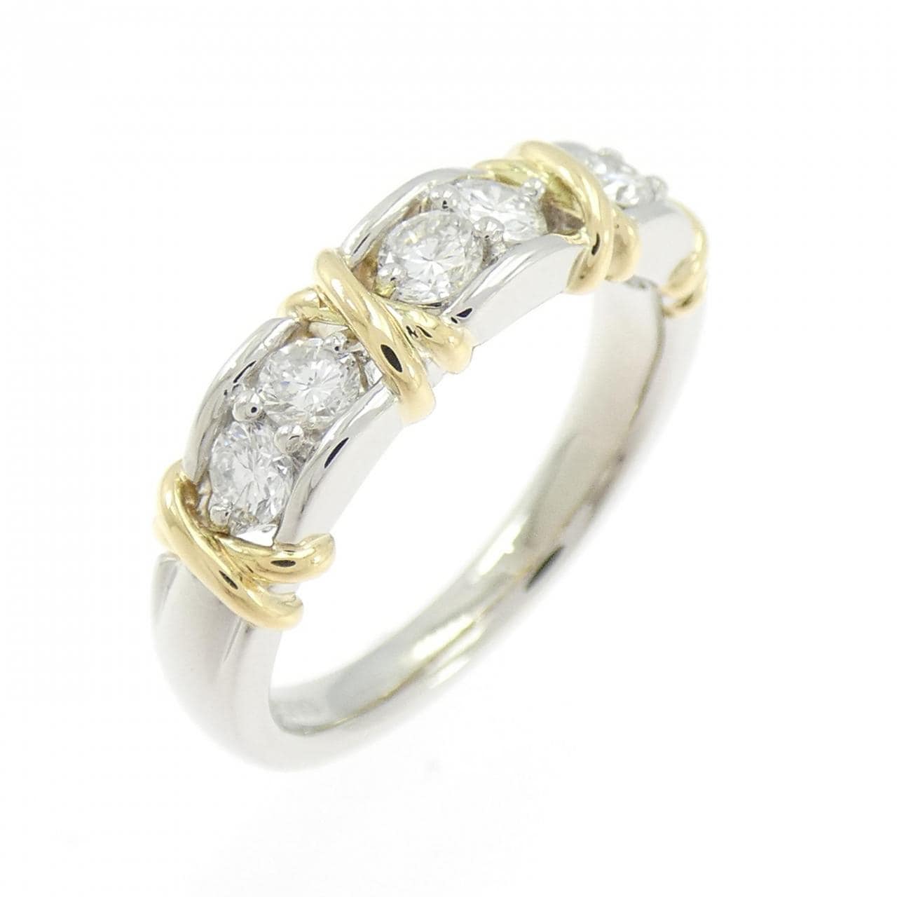 PT900/K18YG ダイヤモンド リング 0.50CT