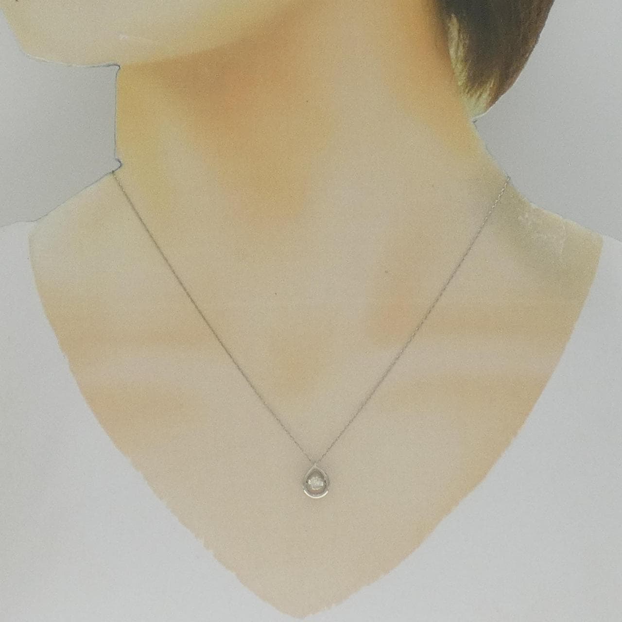 [新品] PT900钻石项链 0.20CT