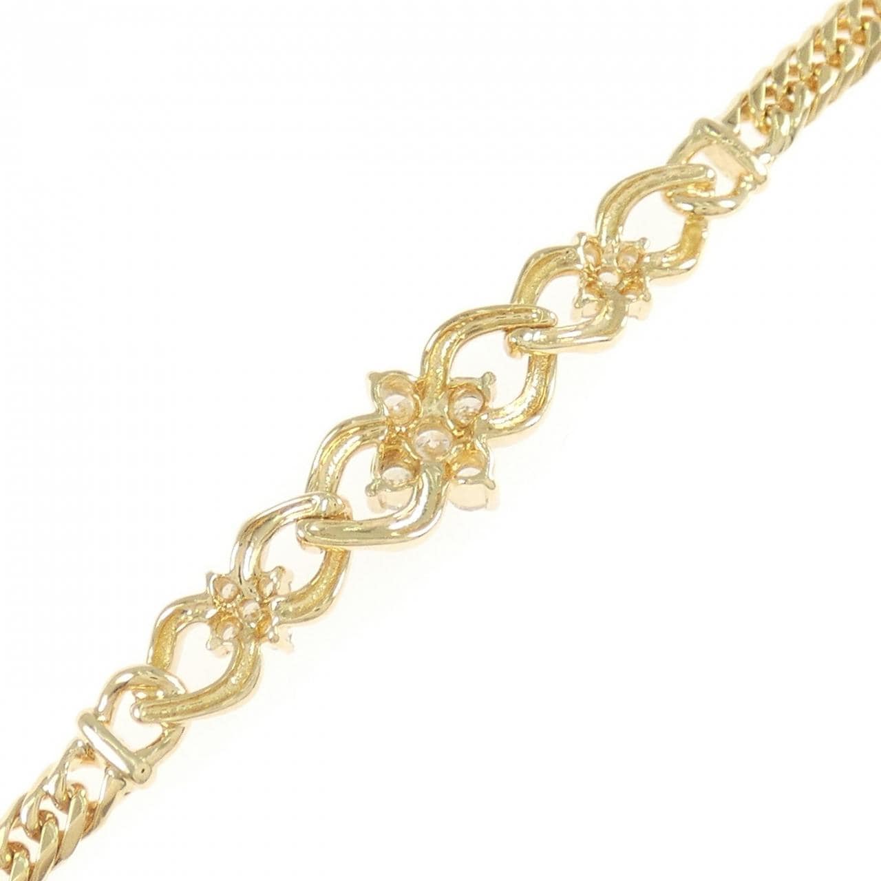 K18YG ダイヤモンド ブレスレット 0.31CT