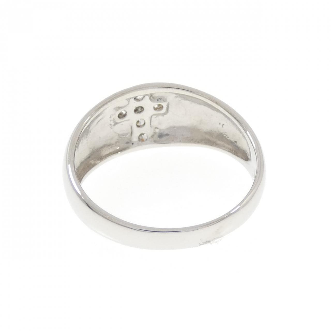 PT900 クロス ダイヤモンド リング 0.20CT