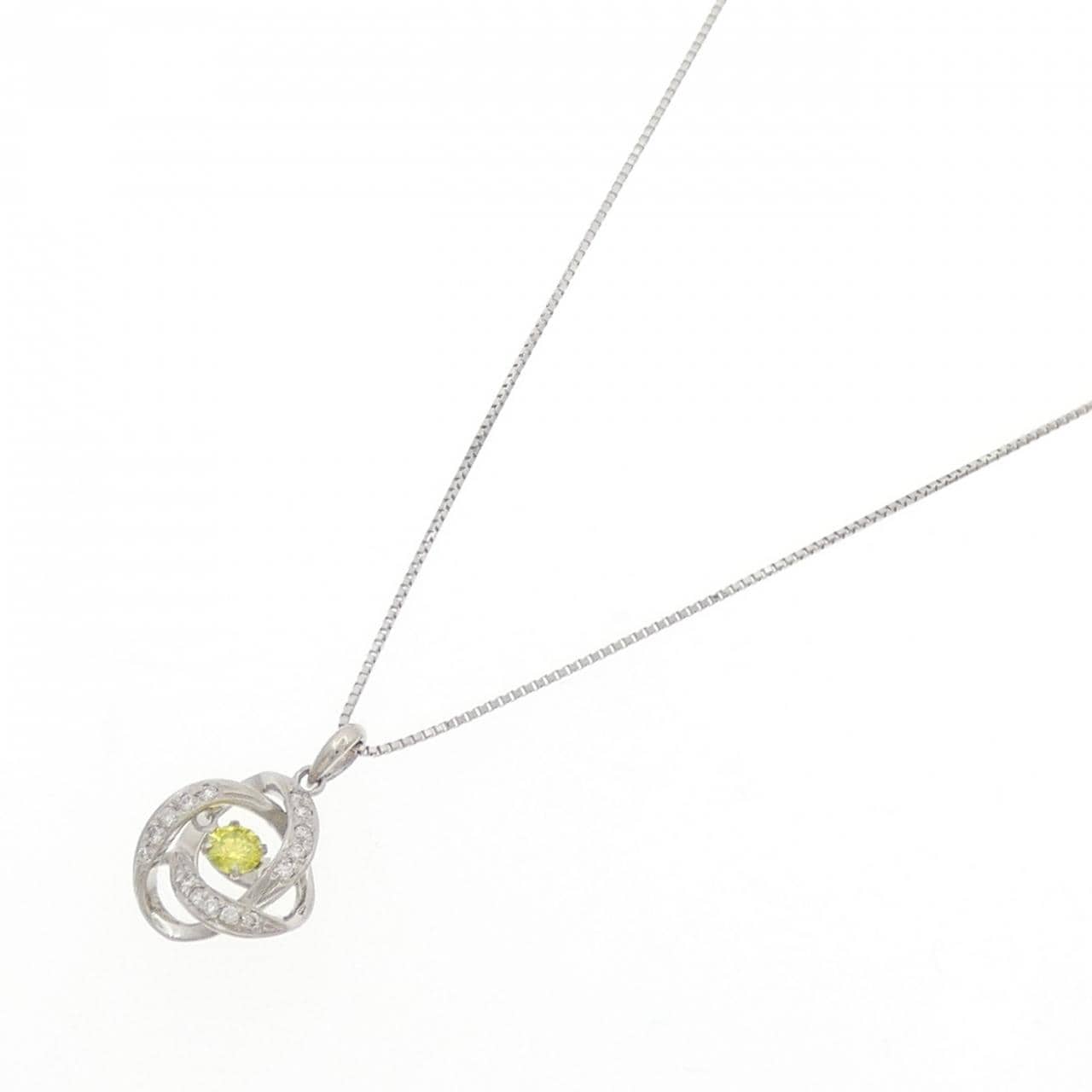 PT900/PT850 ダイヤモンド ネックレス 0.15CT