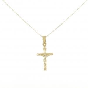 K18YG クロス ネックレス