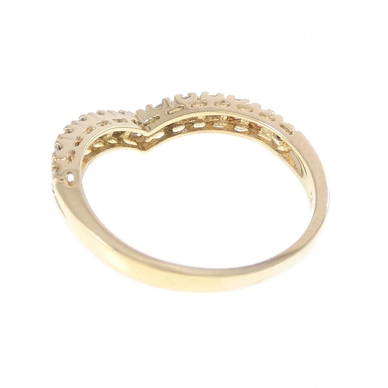 750YG ダイヤモンド リング 0.27CT