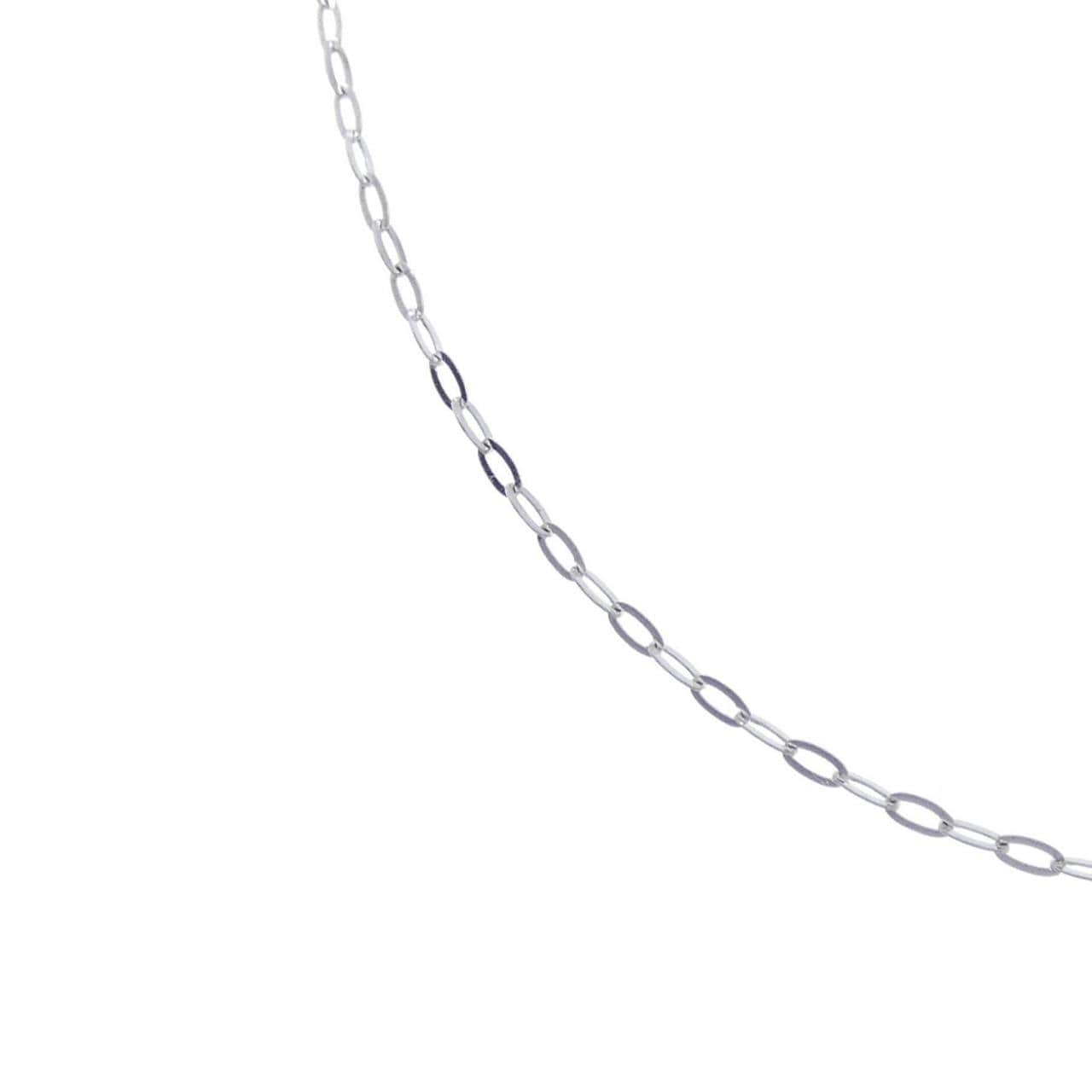 K18WG Azuki chain necklace