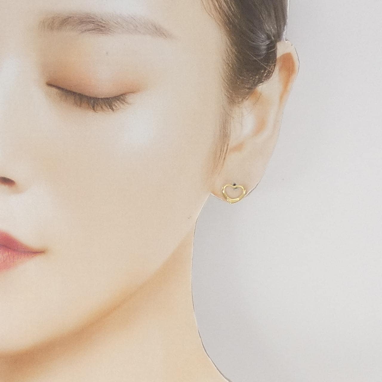 ティファニー オープンハート ミニ ピアス