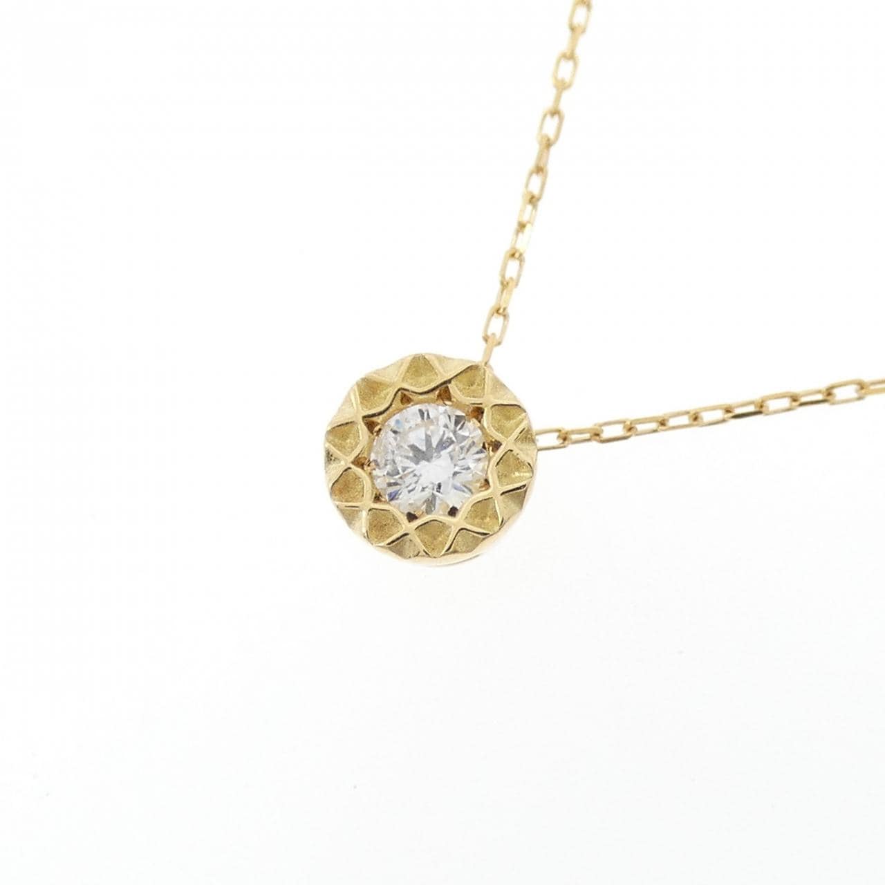 K18YG ダイヤモンド ネックレス 0.10CT