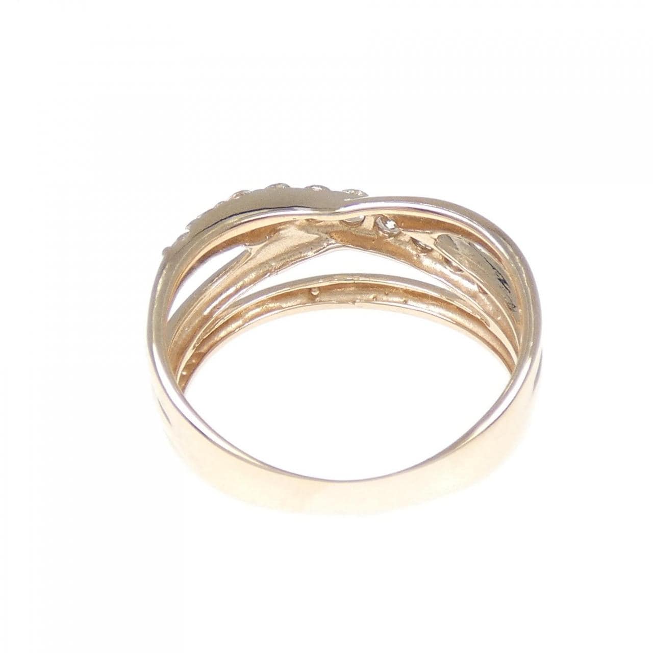 K18PG ダイヤモンド リング 0.50CT