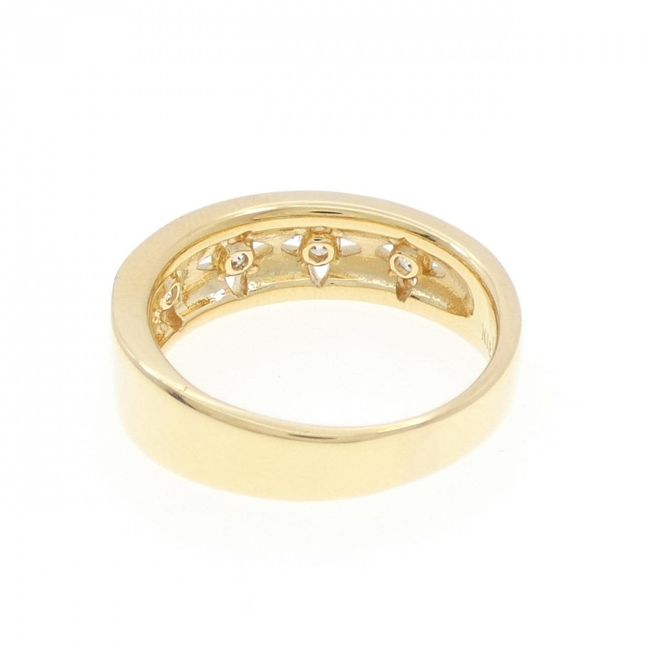 K18YG ダイヤモンド リング 0.28CT