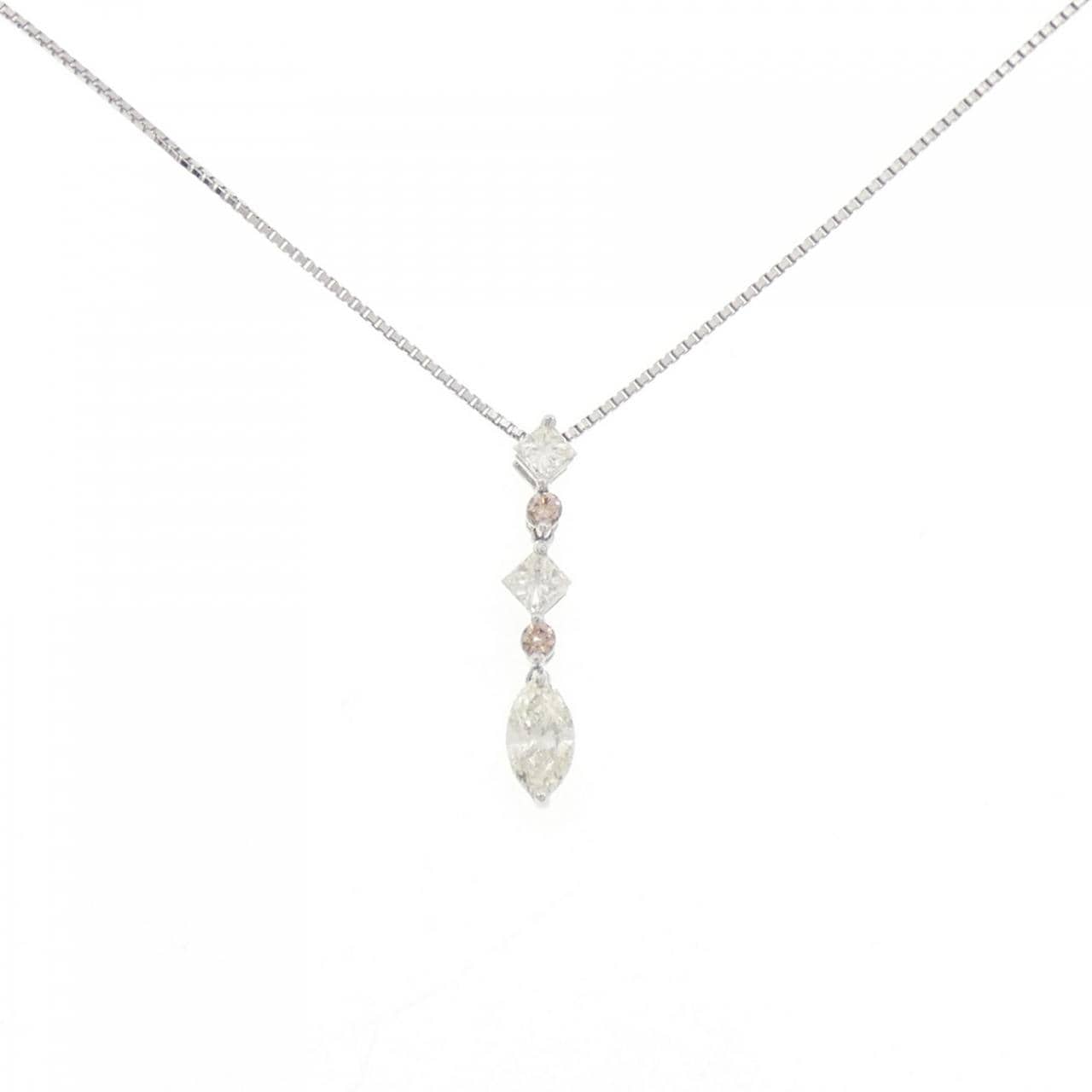 PT900/PT850 ダイヤモンド ネックレス 0.63CT