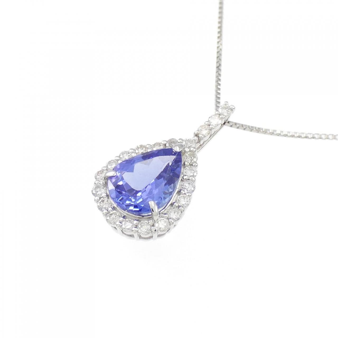 [BRAND NEW] PT Tanzanite Necklace 1.04CT