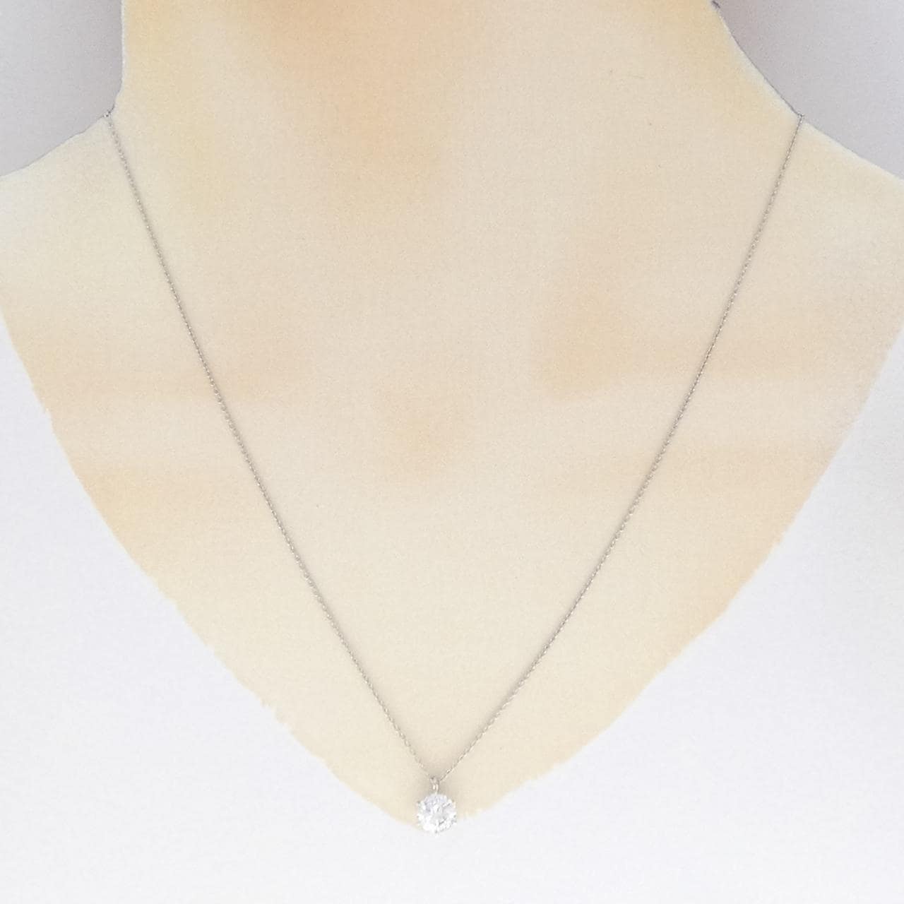 【リメイク】PT900/PT850 ダイヤモンド ネックレス 1.018CT E I1 VG