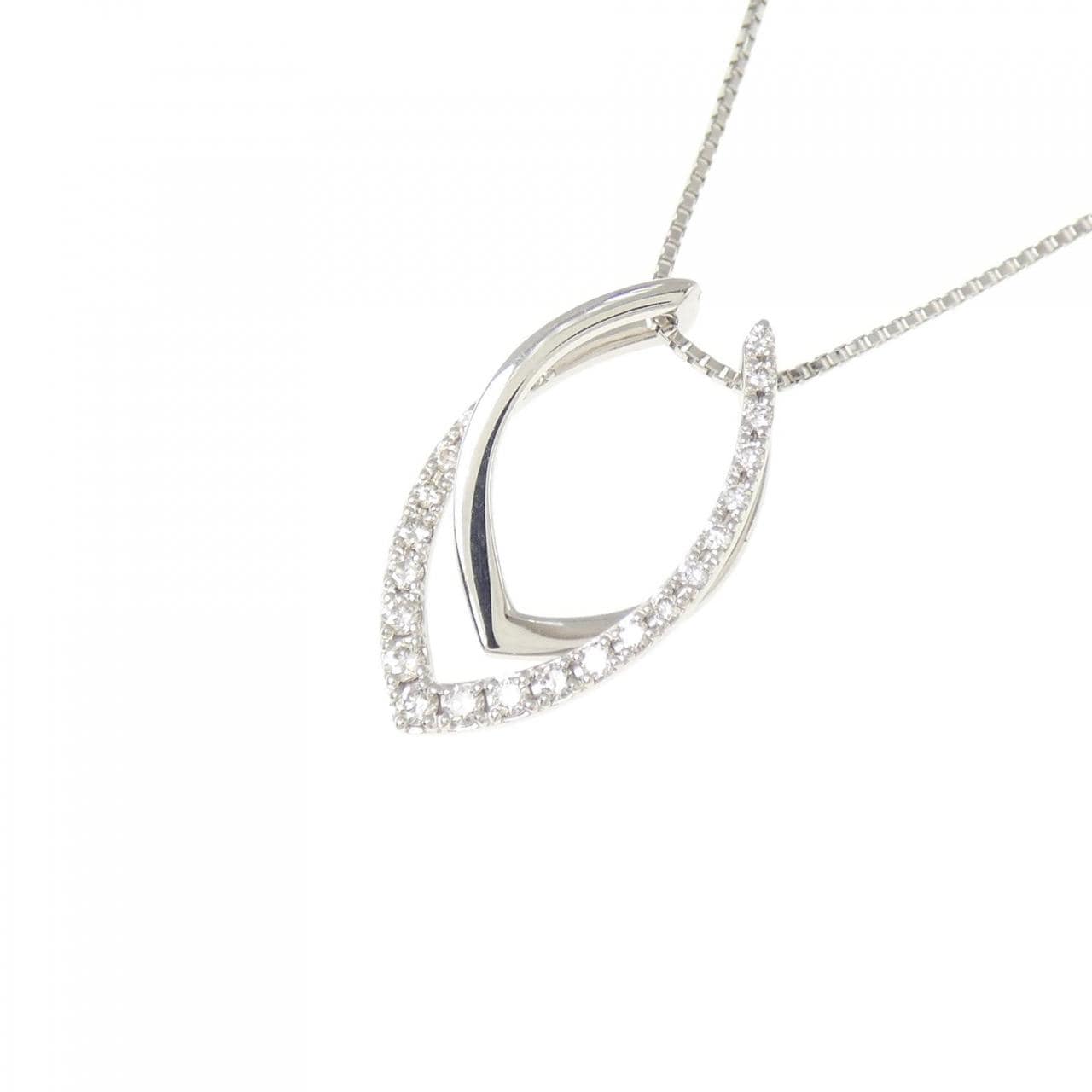 PT900/PT850 ダイヤモンド ネックレス 0.24CT