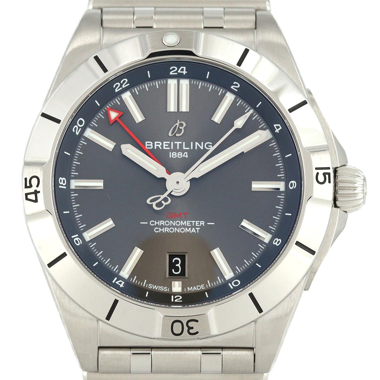 【新品】ブライトリング クロノマットオートマチックGMT40 A32398/A32398101M1A1 SS 自動巻