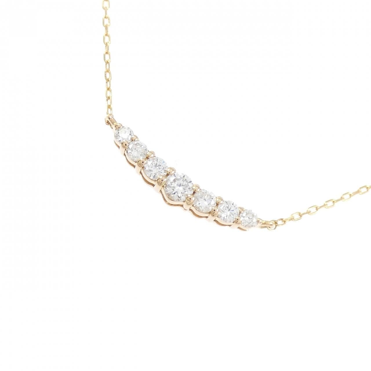 K18YG ダイヤモンド ネックレス 0.20CT