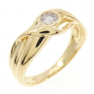 K18YG ダイヤモンド リング 0.15CT