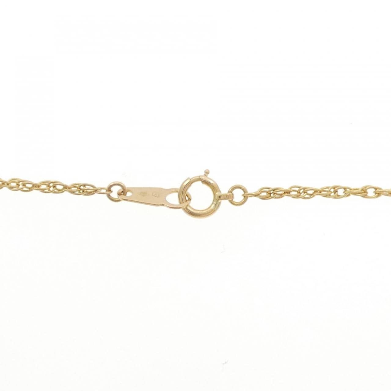 K18YG フラワー ルビー ネックレス 0.33CT