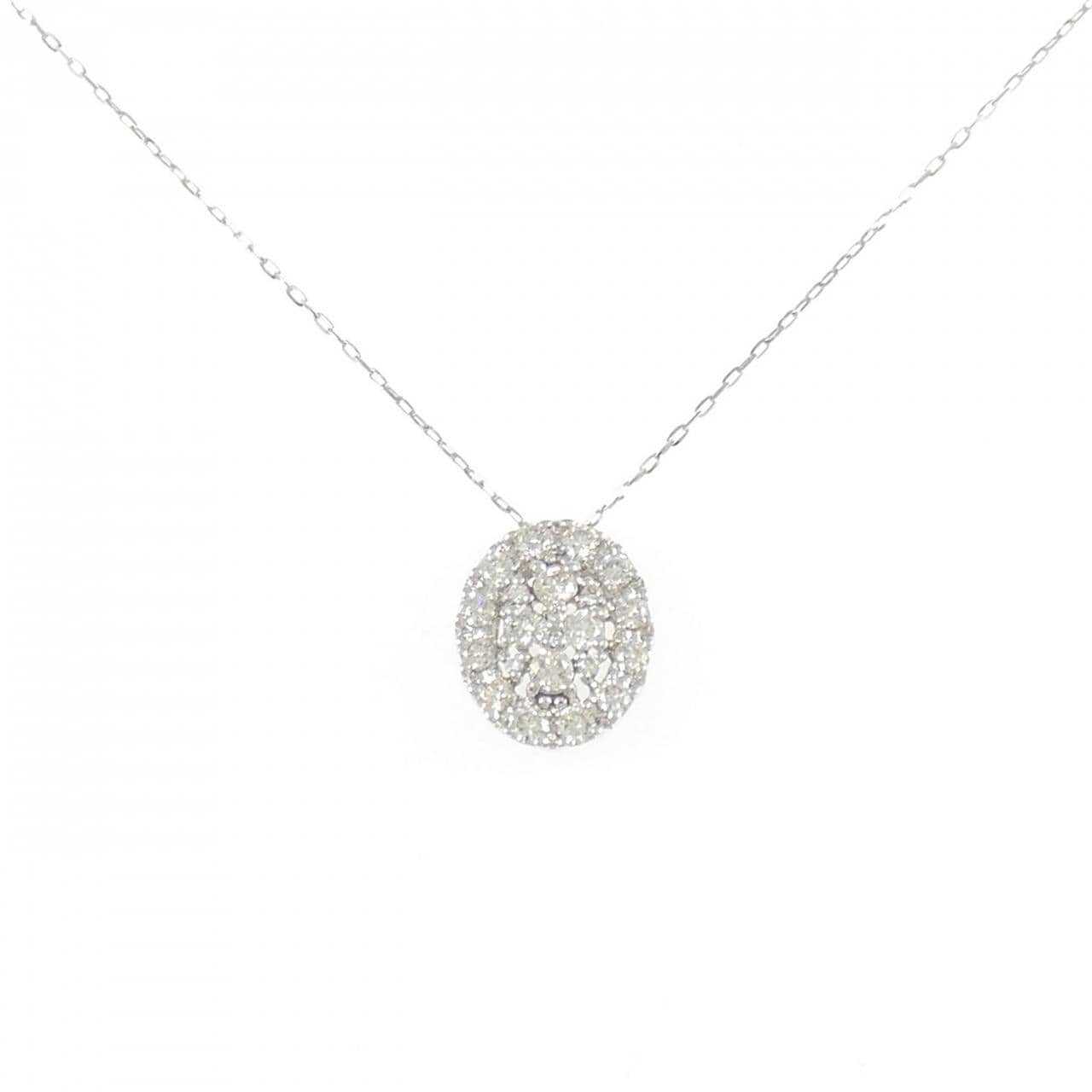 PT950/PT850 ダイヤモンド ネックレス 0.40CT