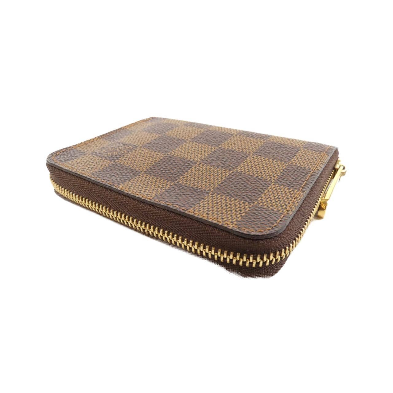 LOUIS VUITTON Damier拉链零钱包 N63070 零INCASE