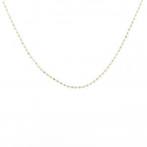 K18YG ball chain necklace