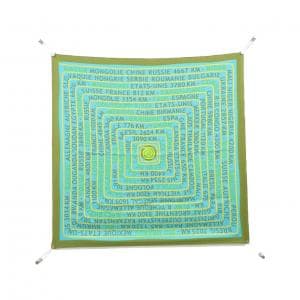 エルメス LES SOURCES DE LA VIE カレ スカーフ