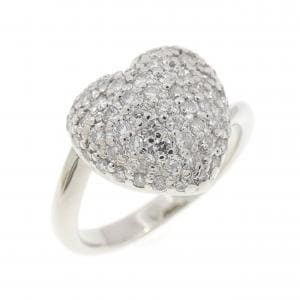 PT900 ハート ダイヤモンド リング 0.53CT