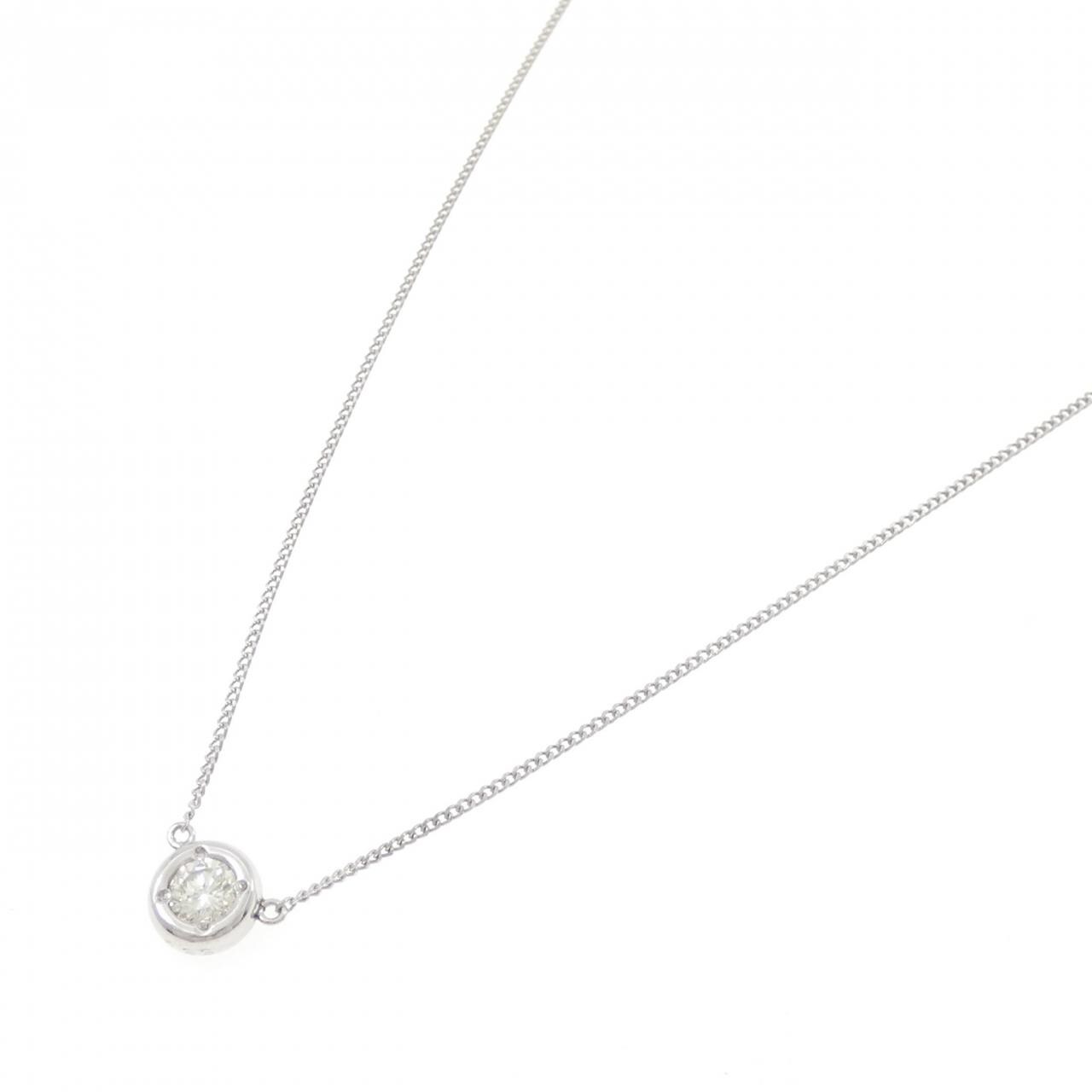 PT850 ソリティア ダイヤモンド ネックレス 0.33CT