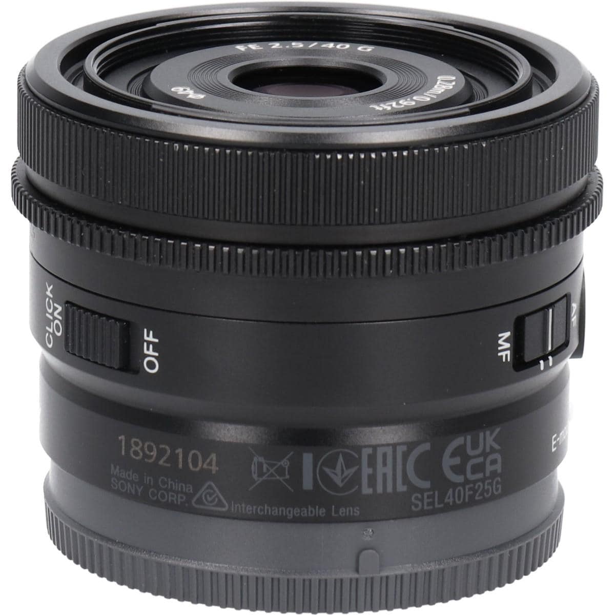 ＦＥ４０ｍｍ　Ｆ２．５Ｇ（ＳＥＬ４０Ｆ２５Ｇ）