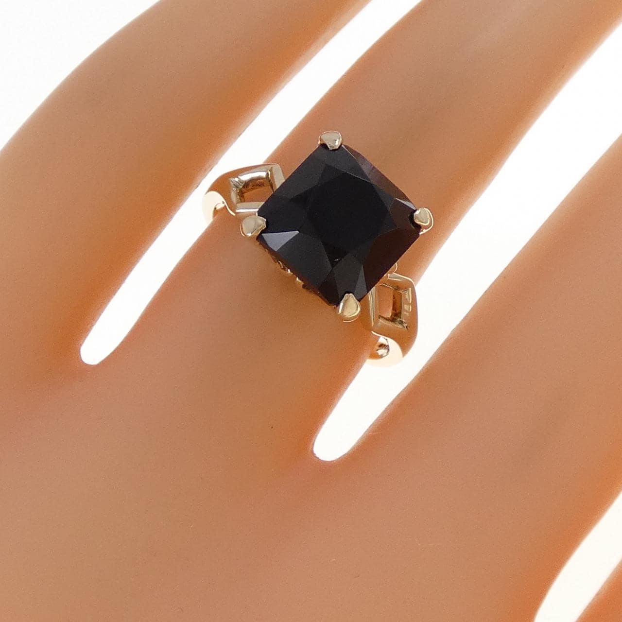 アガット オニキス リング