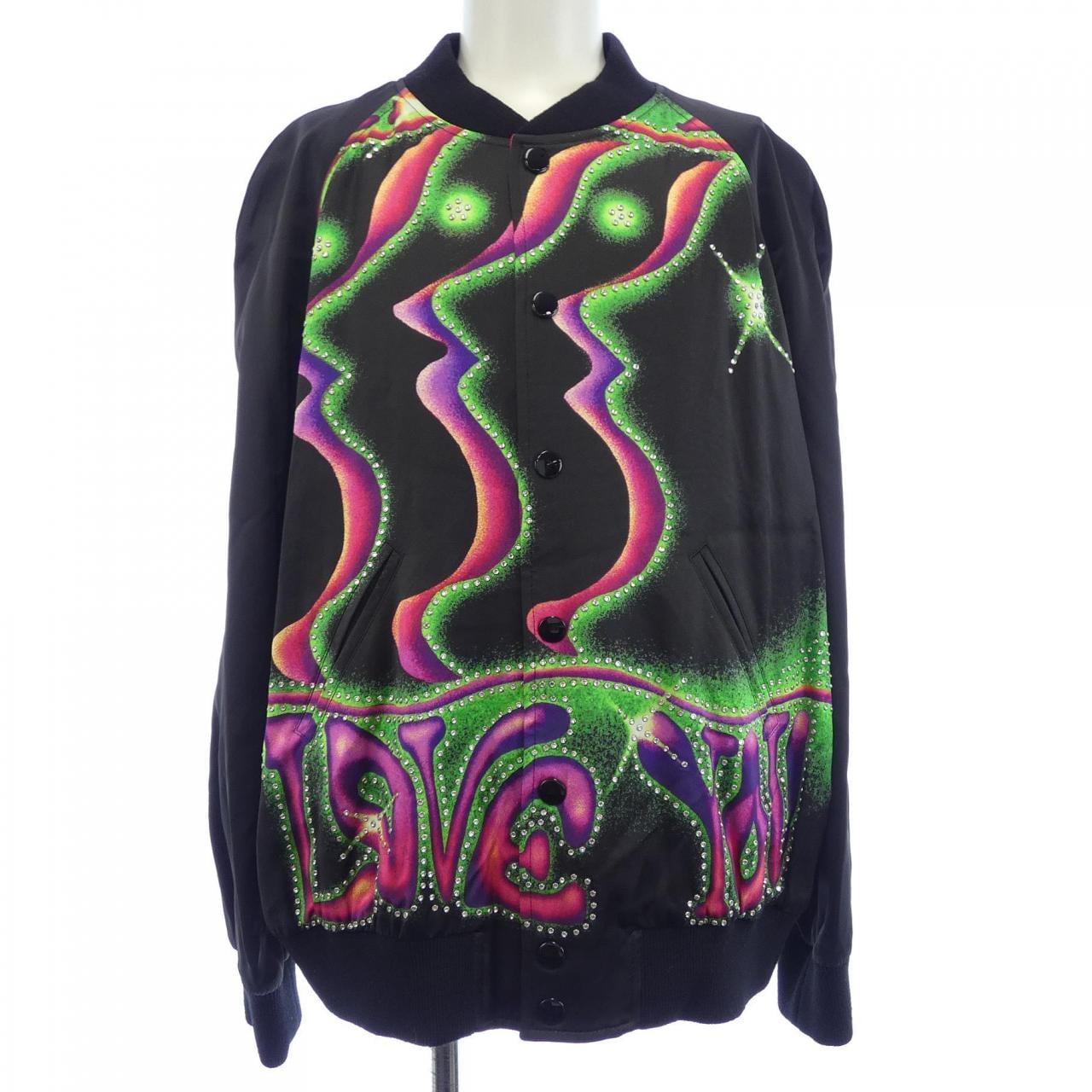 セリーヌ CELINE サテンアーティストプリントテディブルゾン 2V30H354Q ブルゾン