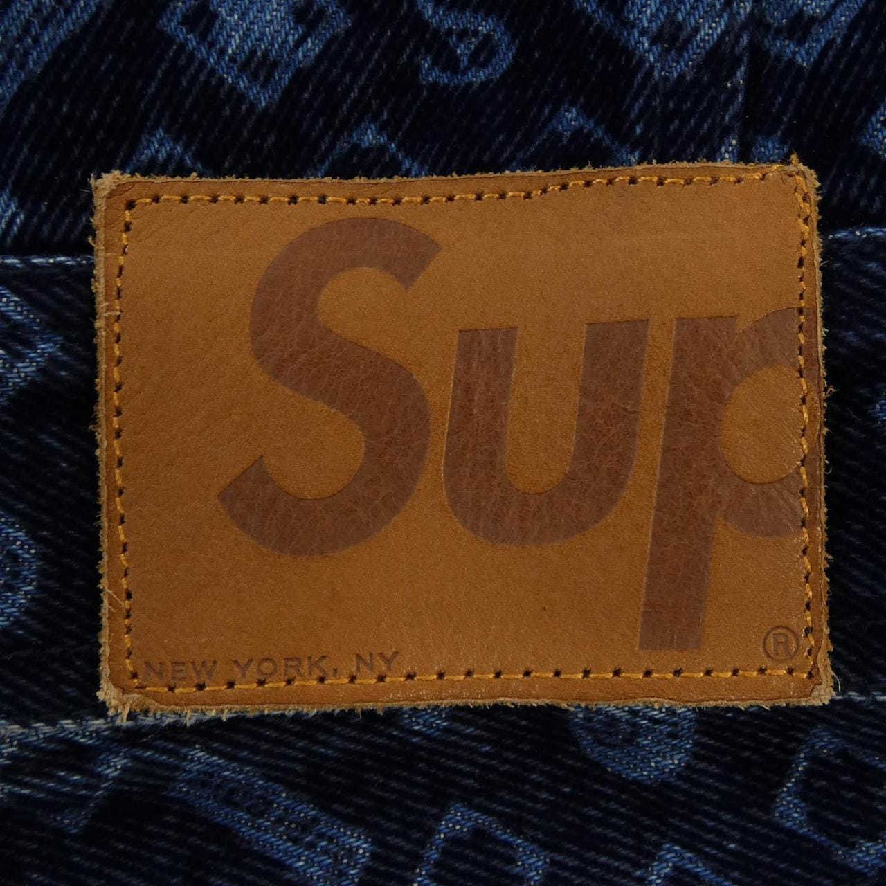 シュプリーム SUPREME FLOCKED DENIM TRUCKER デニムジャケット